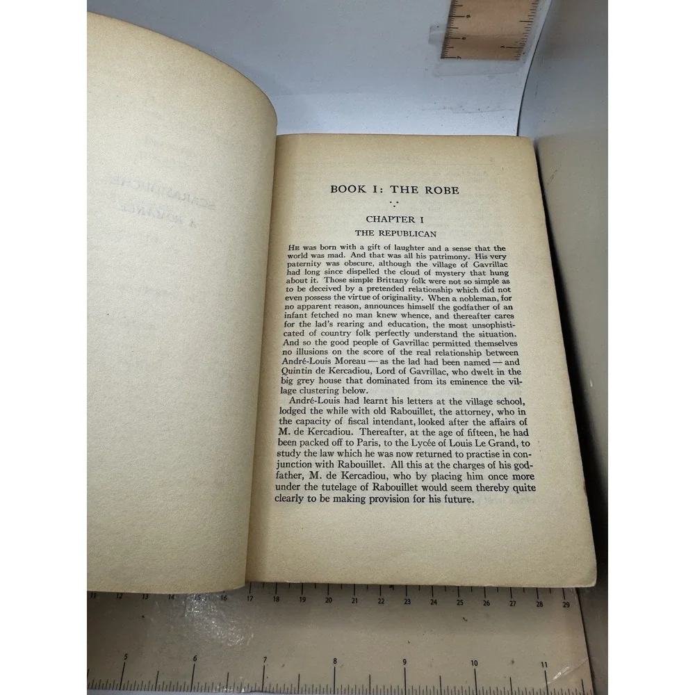 Scaramouche: A Romance of the French Revolution by Rafael Sabatini, 1921 Collier